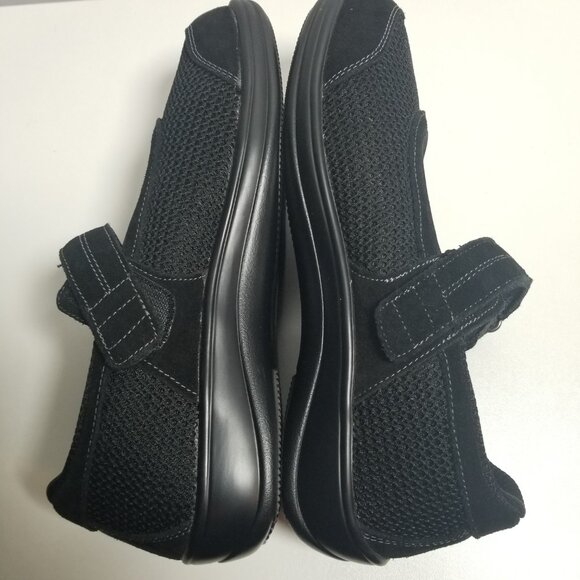 Orthofeet Women's Springfield Stretchable Black Mary Janes Shoes Sz 8 Wide - Picture 4 of 9
